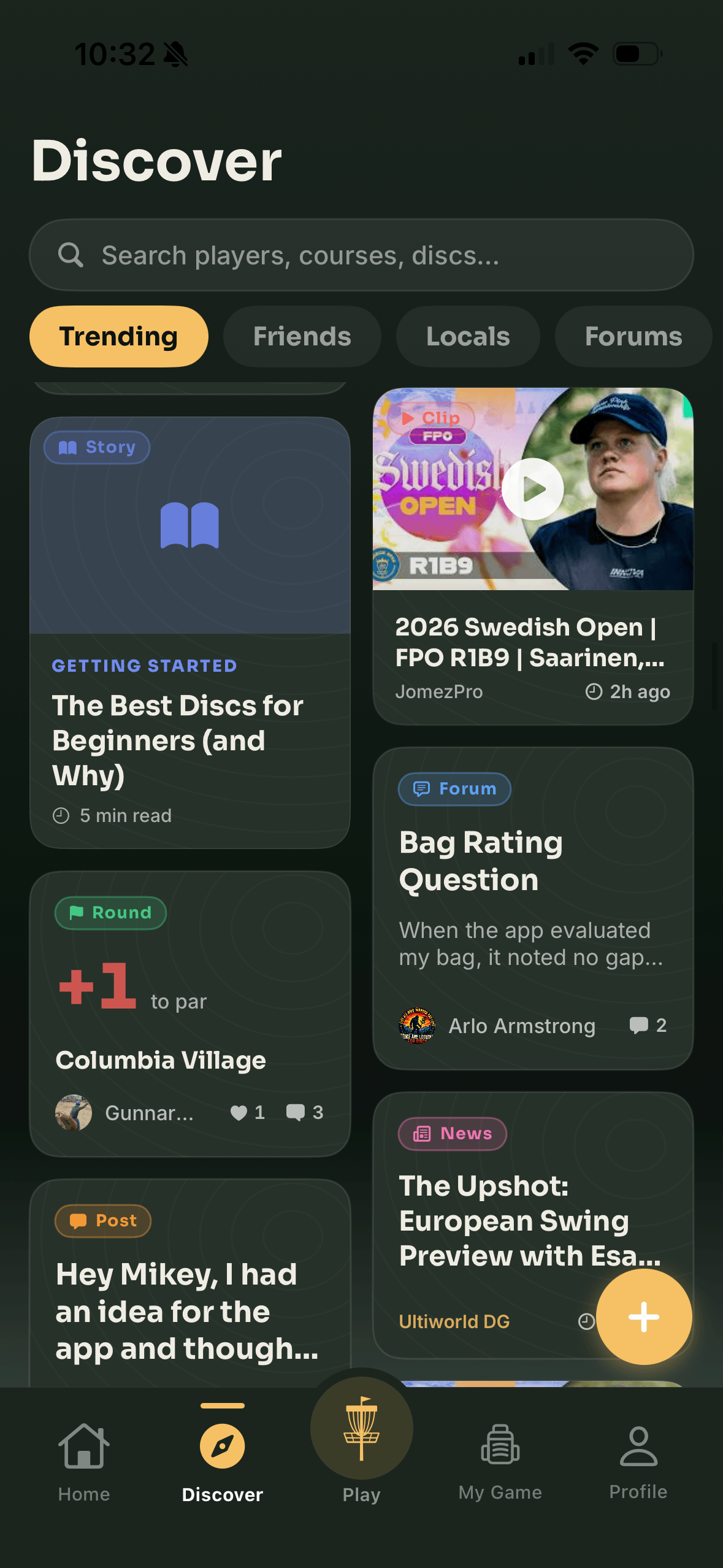 The whole sport, in one place
