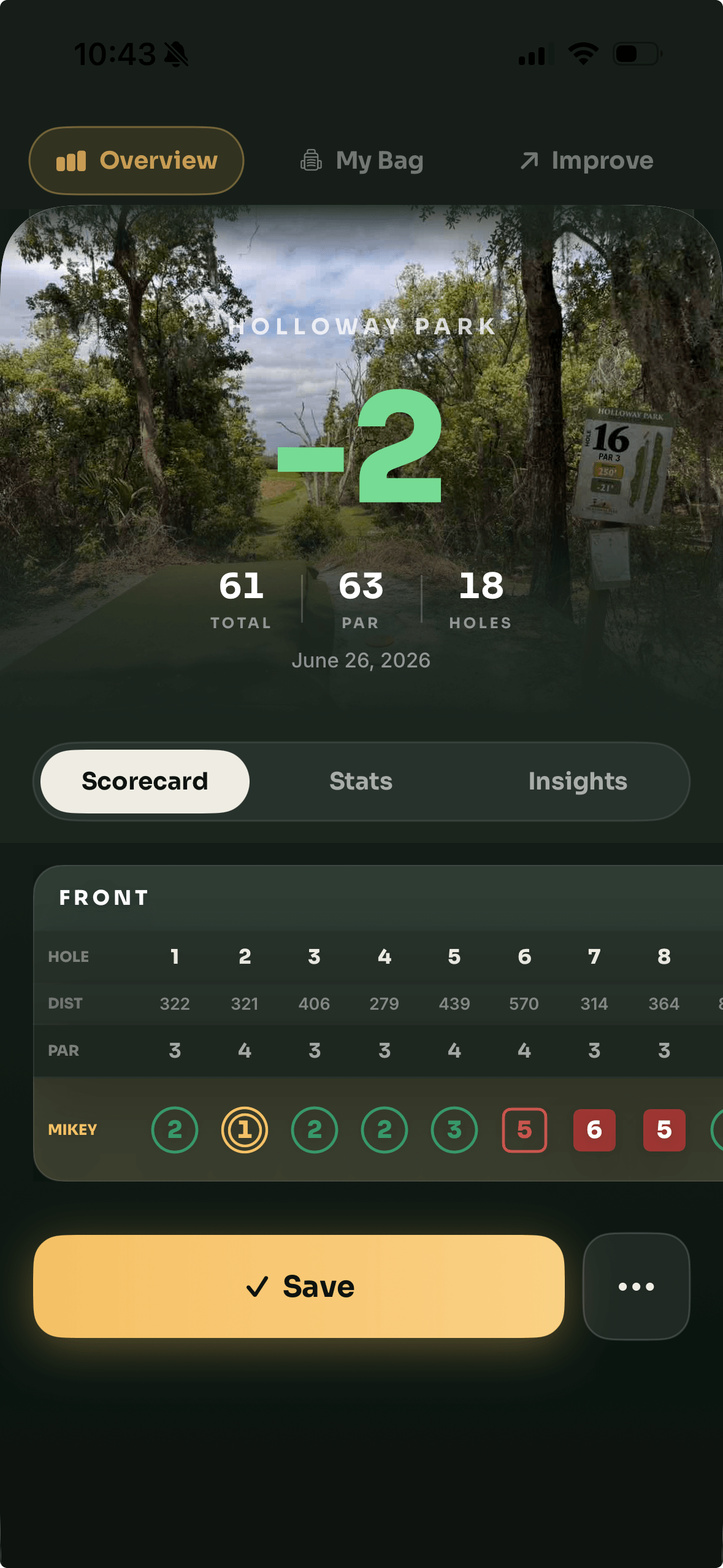Unlimited scorecards. Never gated.