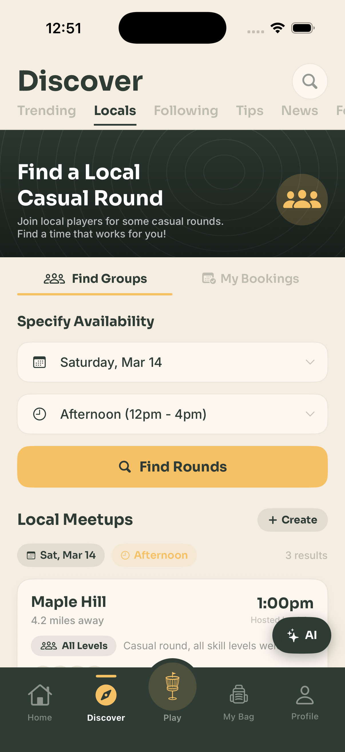 Find Groups